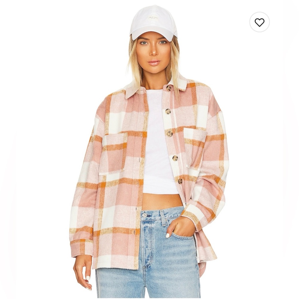 Bardot | Talia Check Shacket in Pink Check